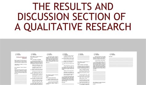 combining results and discussion in qualitative research|Dissertation Results & Findings Chapter (Qualitative) .